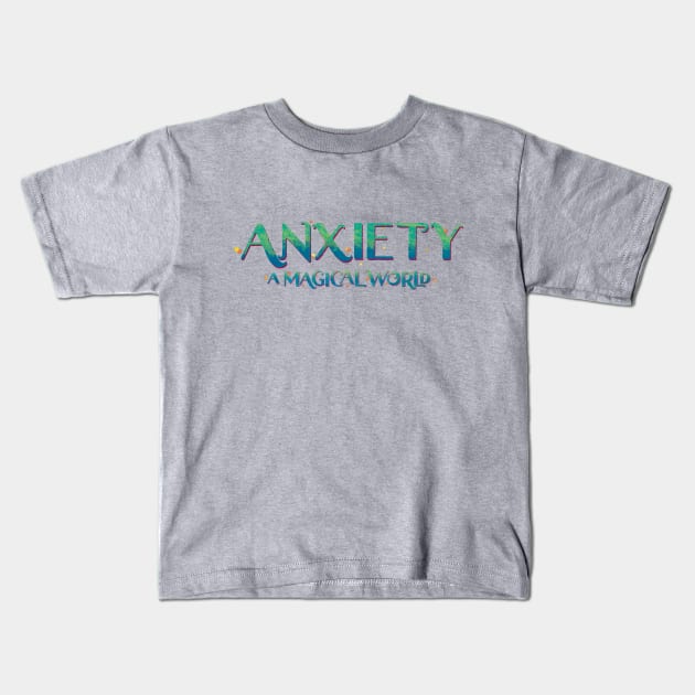 Anxiety Kids T-Shirt by Tommymull Art 